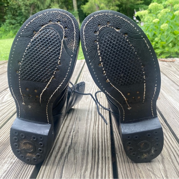 Corcoran 1500 Paratrooper Jump Boots Men’s 7.5 E Black Goth Metal Made In U.S.A. - Picture 5 of 7